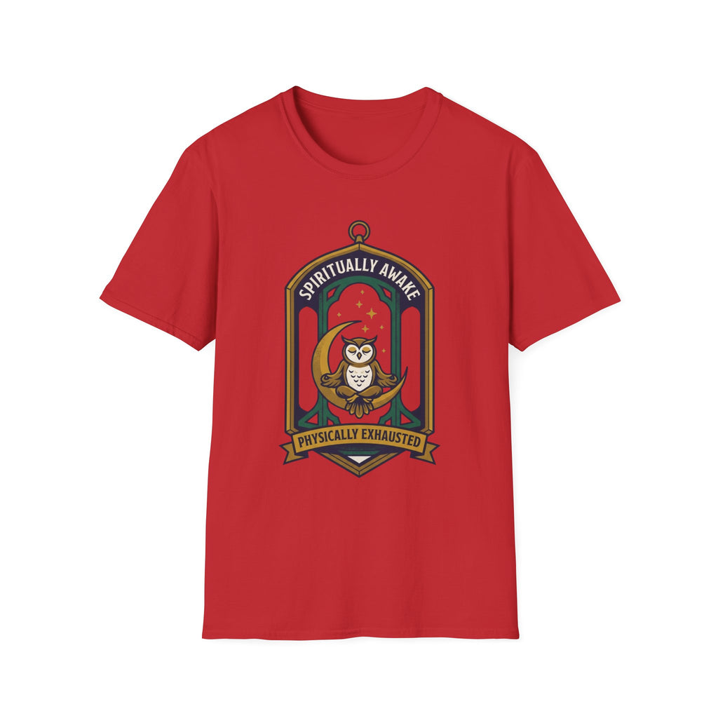 Spiritually Awake T-Shirt | Owl Meditation Graphic Tee