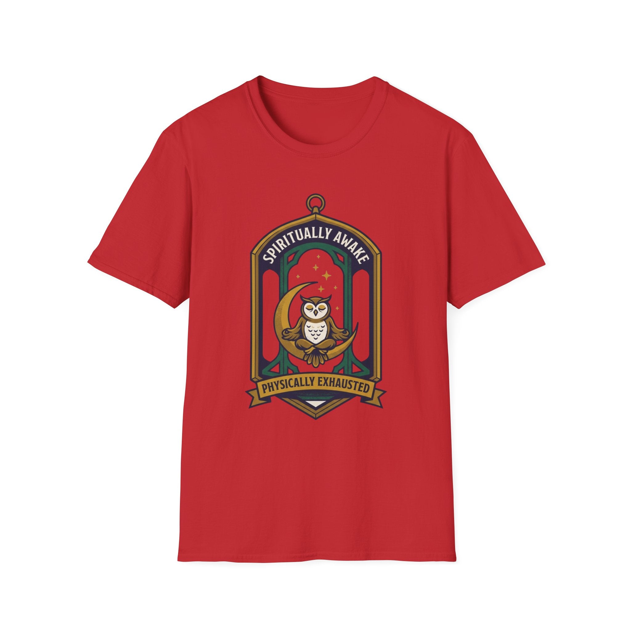 Spiritually Awake T-Shirt | Owl Meditation Graphic Tee