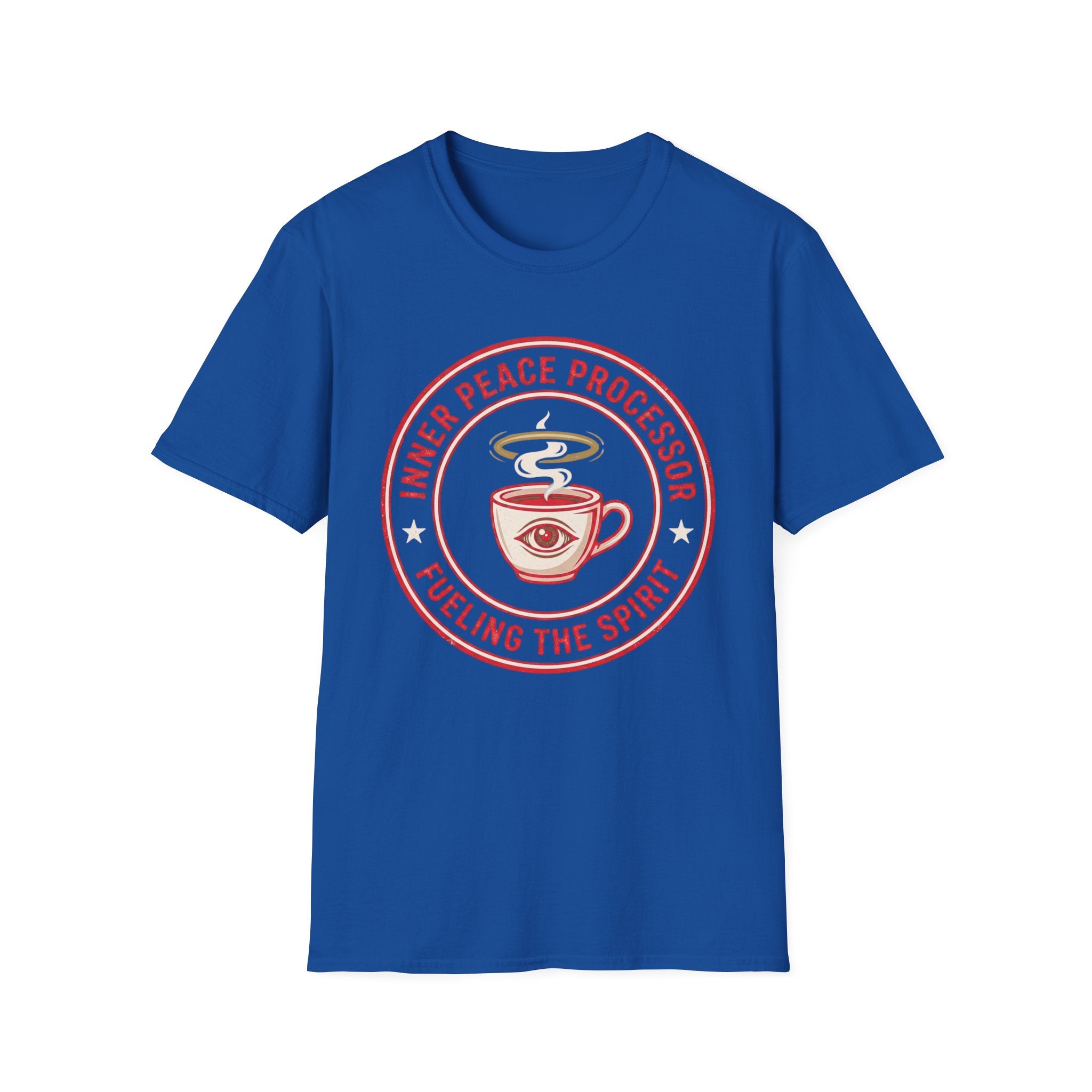 "Inner Peace Processor: Fueling the Spirit" Coffee Graphic T-Shirt