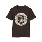 "Spiritually Aligned, Physically Unraveled" Sloth Graphic T-Shirt