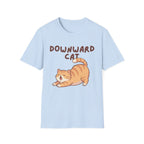 Downward Cat T-Shirt | Cute Yoga Cat Graphic Tee