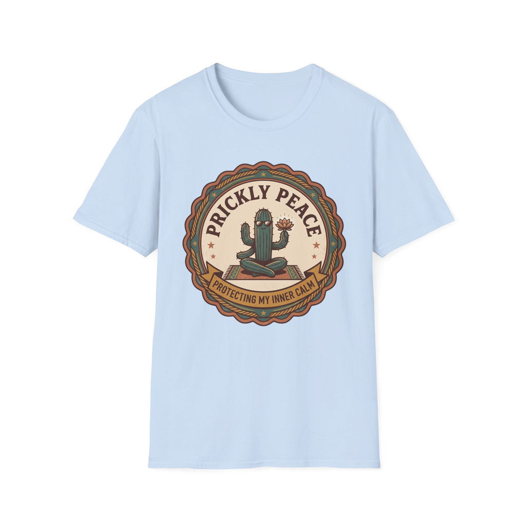 Prickly Peace Cactus T-Shirt | Retro Desert Graphic Tee