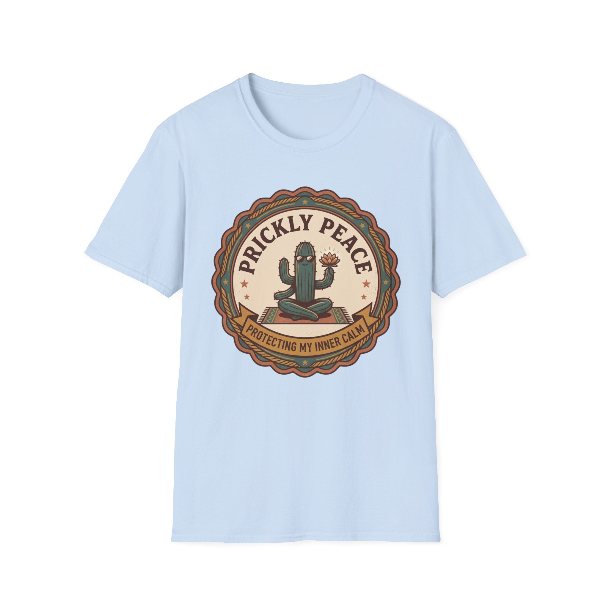 Prickly Peace Cactus T-Shirt | Retro Desert Graphic Tee