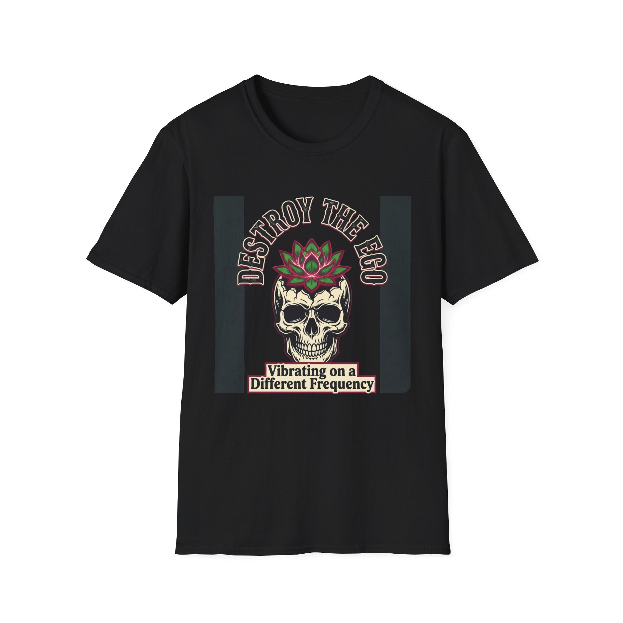 Destroy the Ego T-Shirt | Skull & Lotus Spiritual Graphic Tee