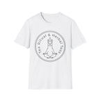 Llama Tea Ritual T-Shirt | 'Tea Ritual & Herbal Teas' Minimal Graphic Tee
