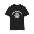 "Inner Peace Until I Get My Coffee" Cute Meditating Cat Graphic T-Shirt