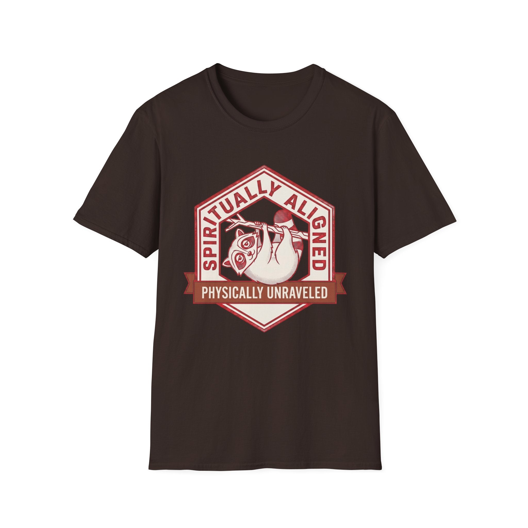 Spiritually Aligned T-Shirt | “Physically Unraveled” Retro Spiritual Graphic Tee