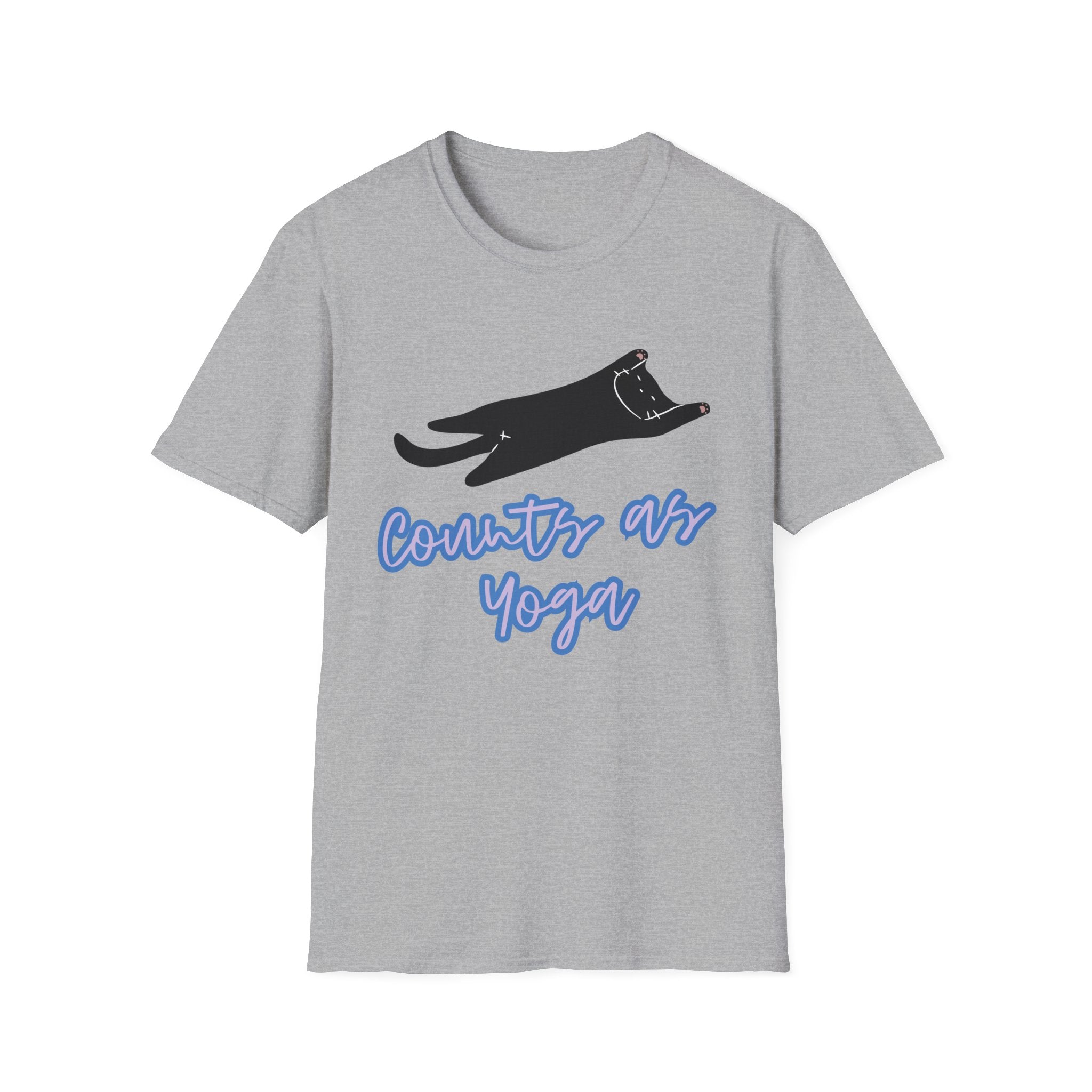 Country Air Yoga T-Shirt | Relaxed Cat Stretch Tee