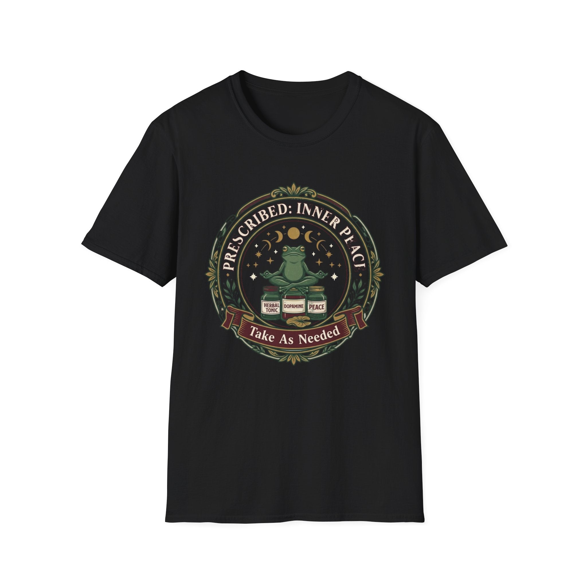 Inner Peace Frog T-Shirt | "Prescribed: Inner Peace" Meditation Tee