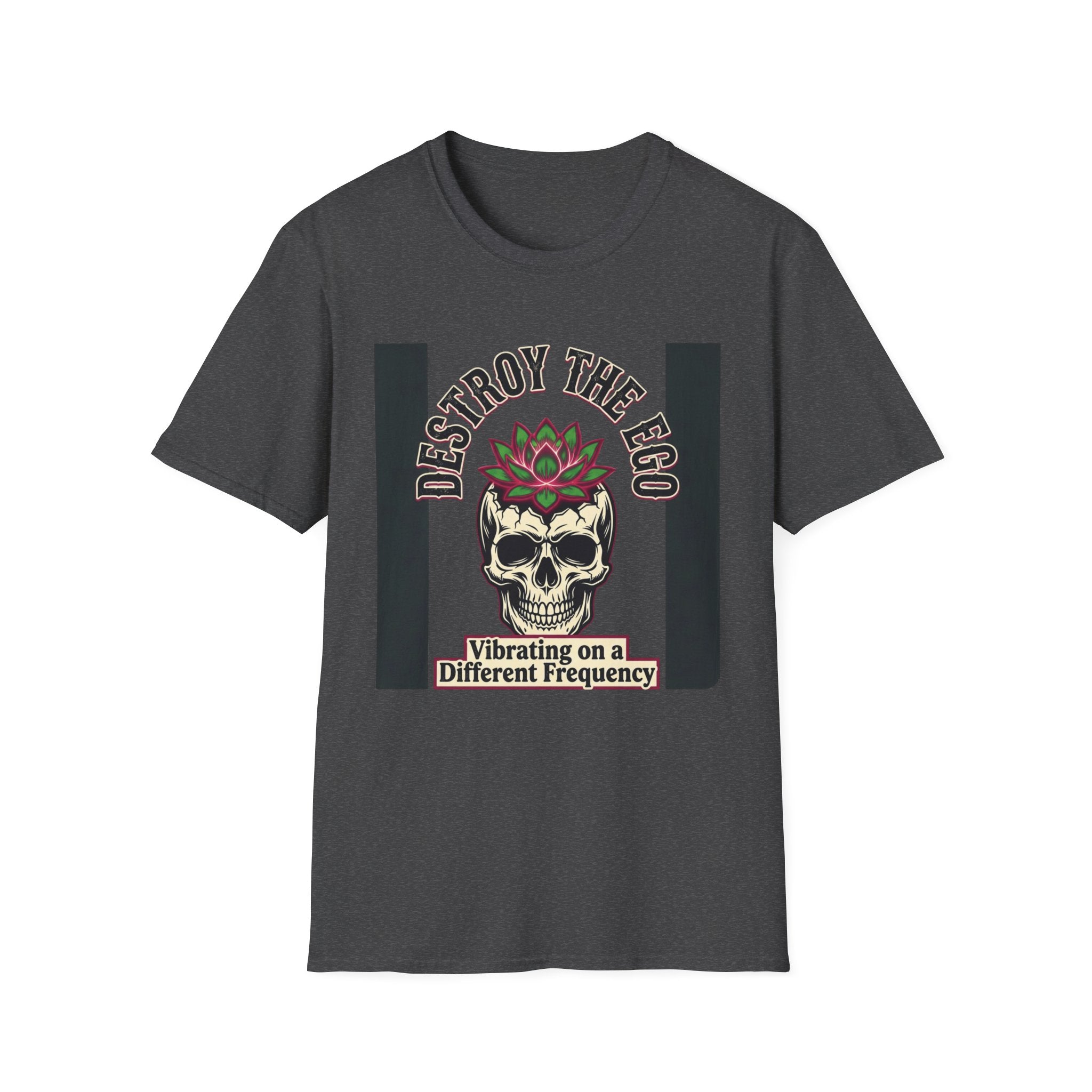 Destroy the Ego T-Shirt | Skull & Lotus Spiritual Graphic Tee