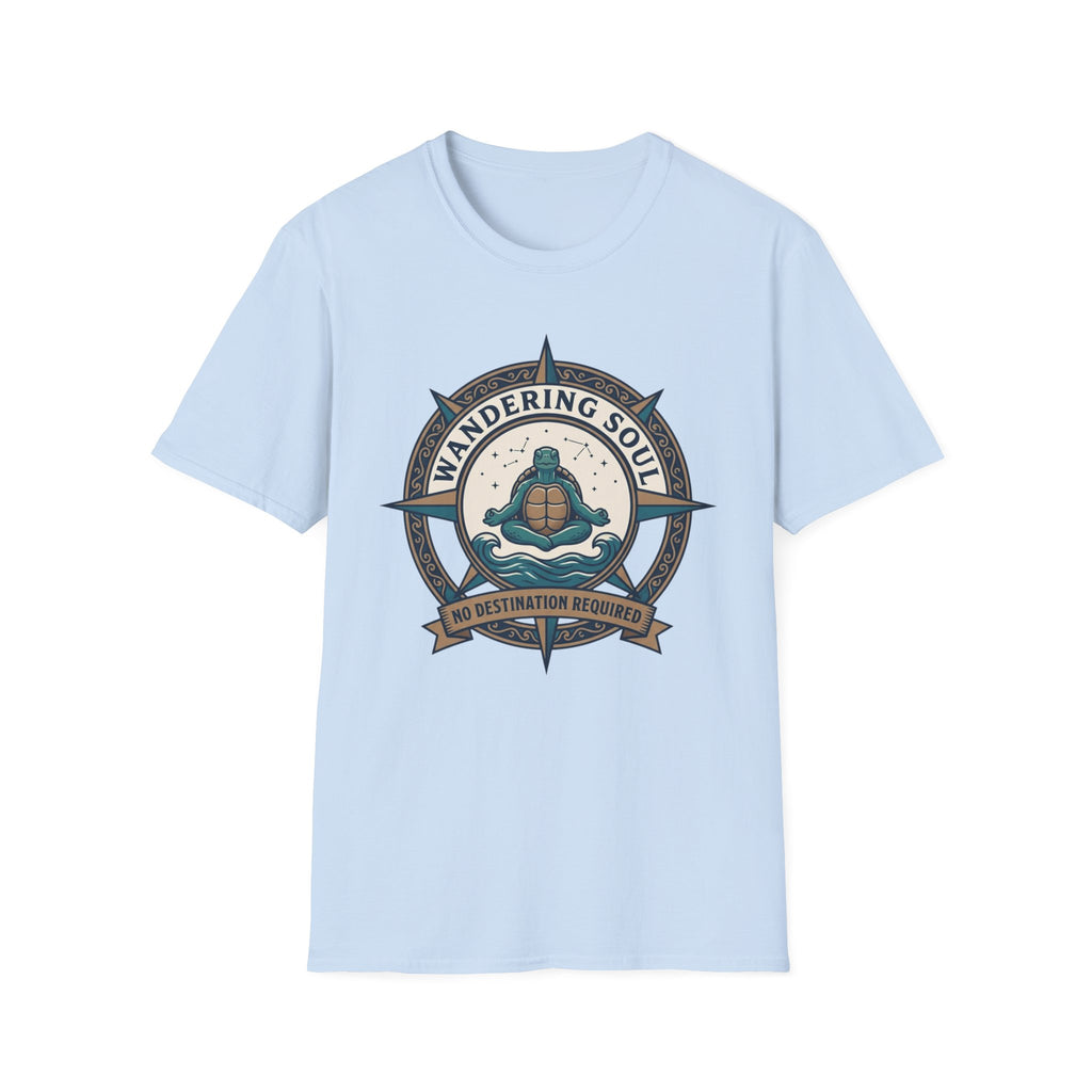 Wandering Soul Turtle T-Shirt | Adventure Graphic Tee for Travelers